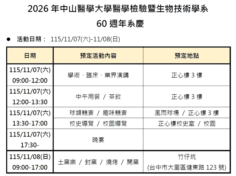 行程表圖片