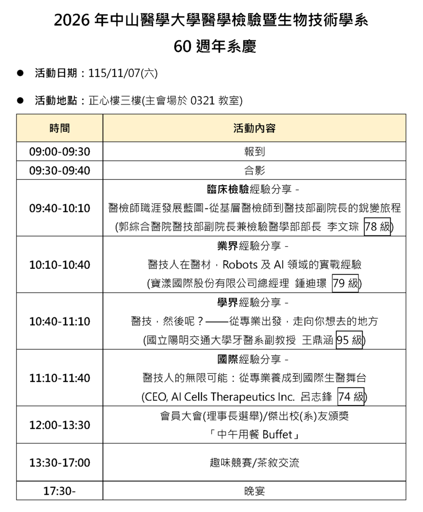 行程表圖片